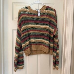 SOLD Tilly’s Striped Multicolor Sweater